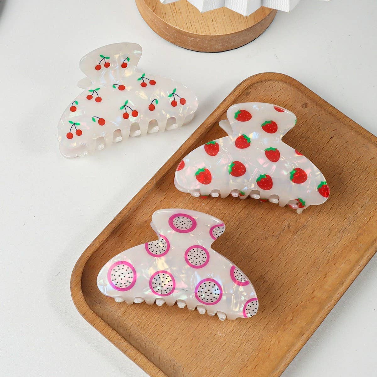 Fruit PVC Hair Claw - Fall Winter Hot-Selling Clip_CWAHA1274