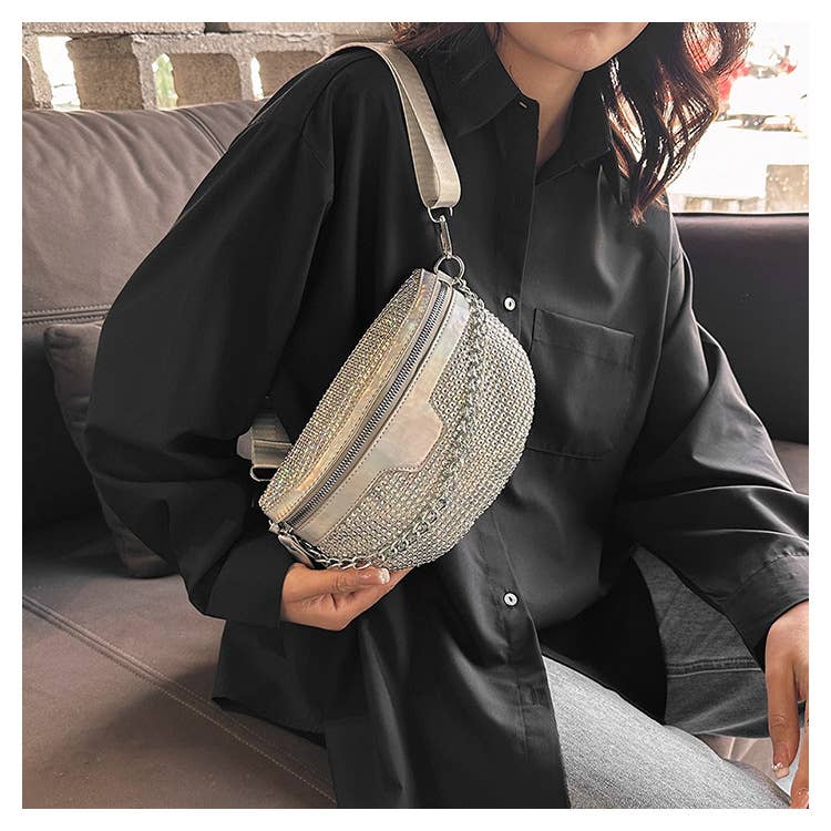 Single-shoulder crossbody casual waist bag