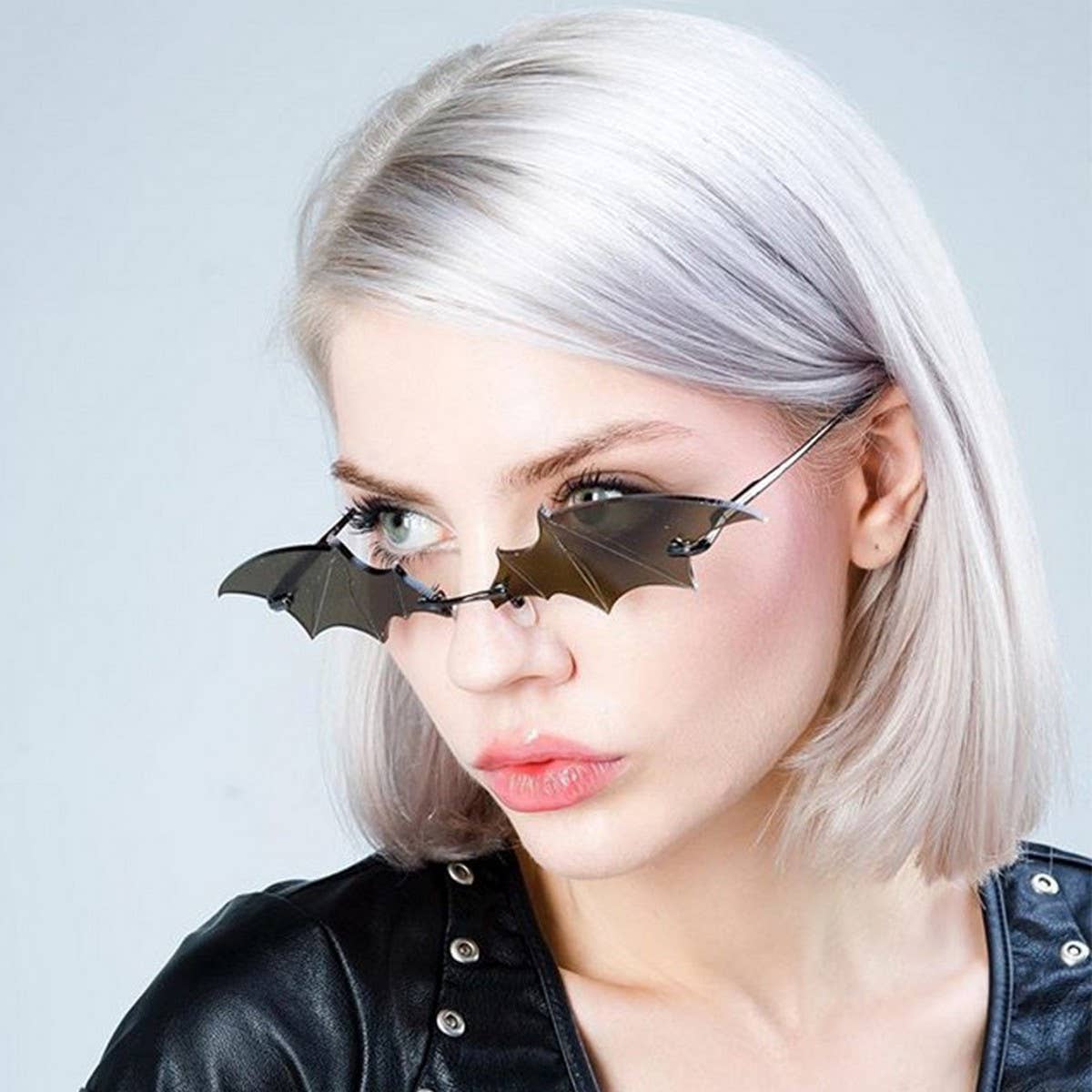 FUNNY BAT SUNGLASSES SMALL FRAME SUNGLASSES