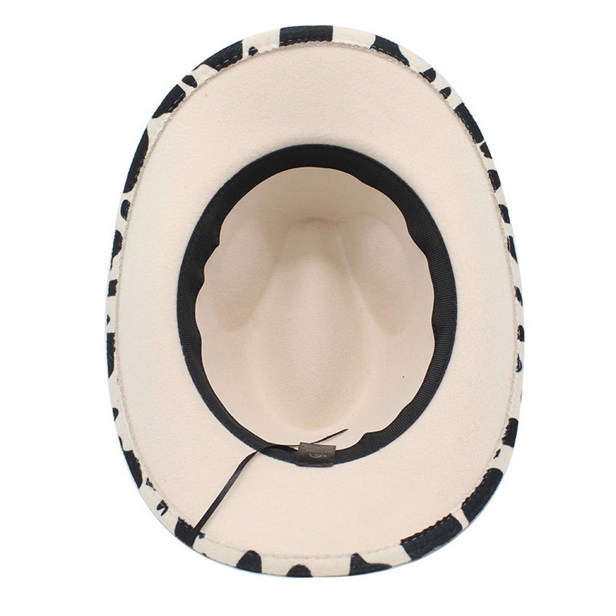 WESTERN COWBOY JAZZ HAT WOOLEN HAT COW PATTERN HAT_CWAH2551