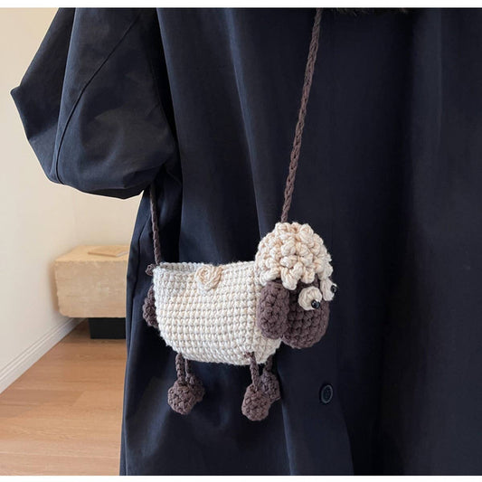 CUTE LAMB CROCHET SHOULDER BAG_CWAB2412