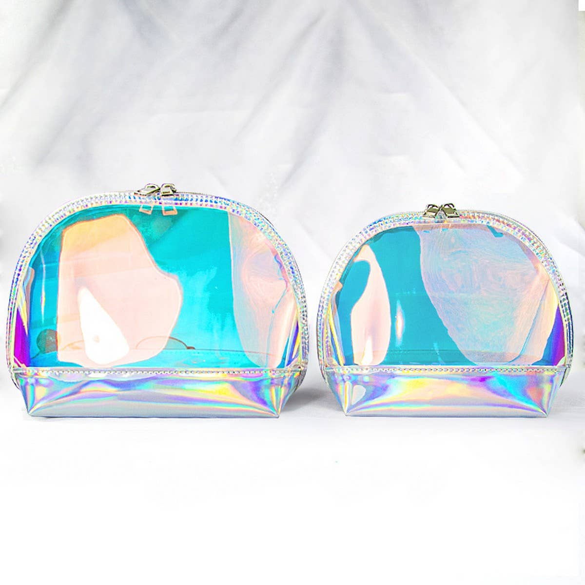 WATERPROOF COLOR TRANSPARENT SHELL COSMETIC BAG_CWAB1103