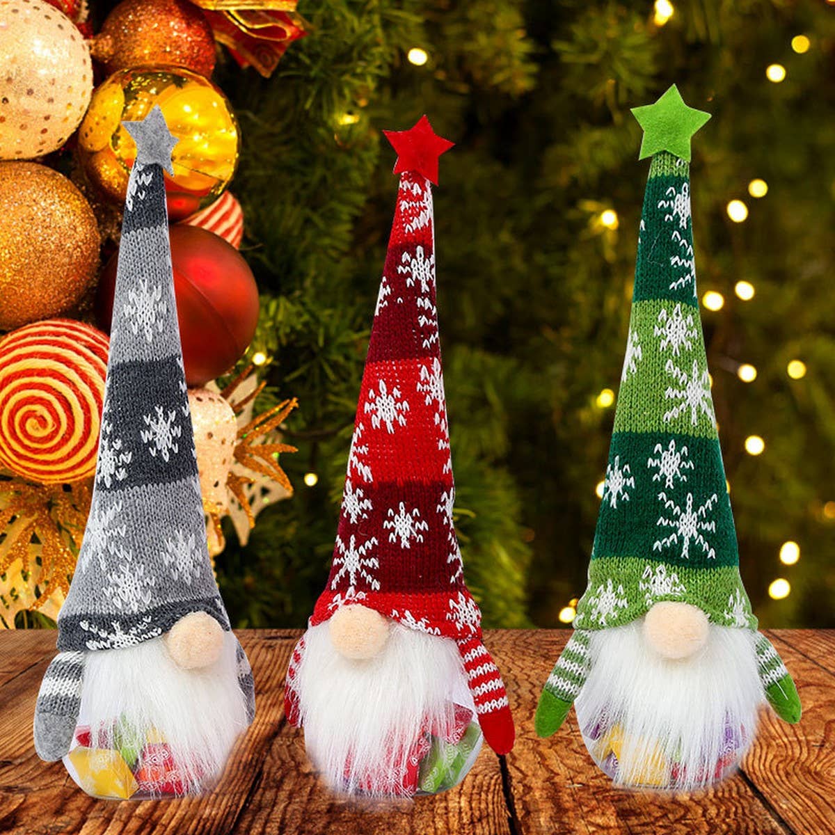 CWMM9414_CHRISTMAS CANDY GIFT BOX DESKTOP DECORATION