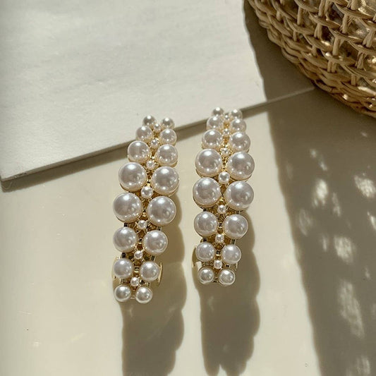 SIDE PEARL BANGS HAIRPIN FOREHEAD CLIP HEADDRESS_CWAHA4645