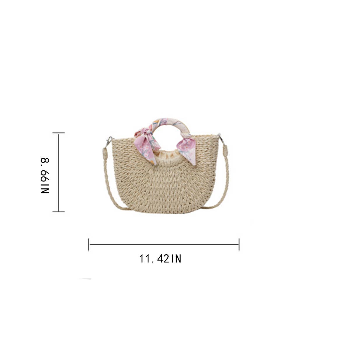 FRESH AND SWEET BRAIDED SHOULDER CROSSBODY BAG_CWAB2307