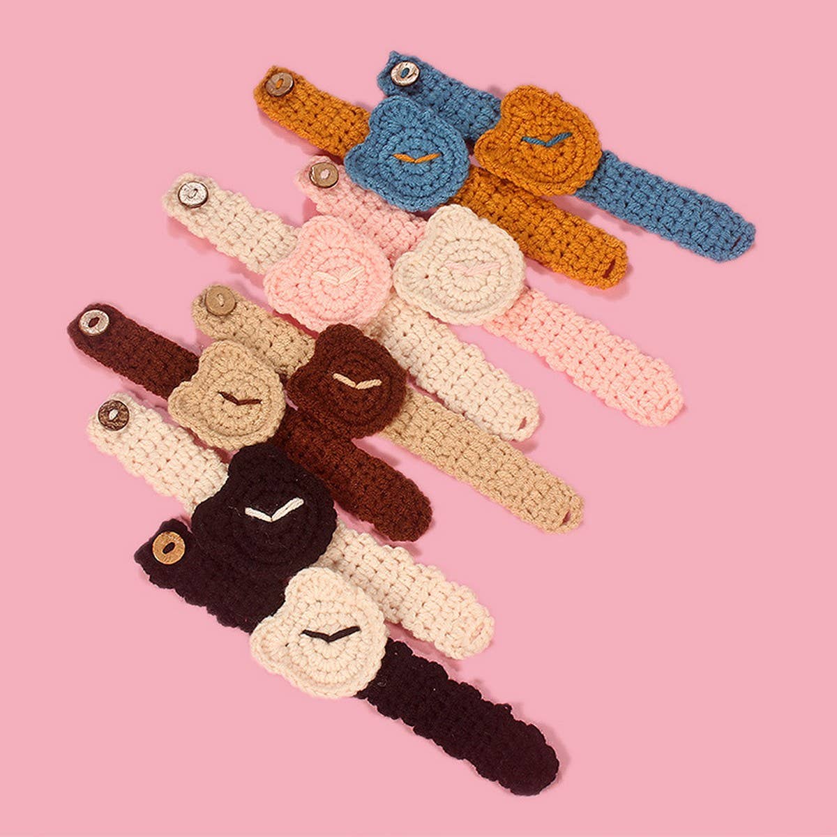 HANDMADE CROCHETED BEAR BRACELET