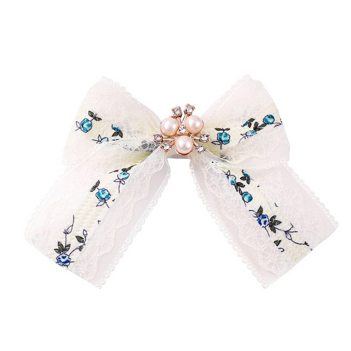 CHILDREN'S LACE MESH BOW HAIRPIN