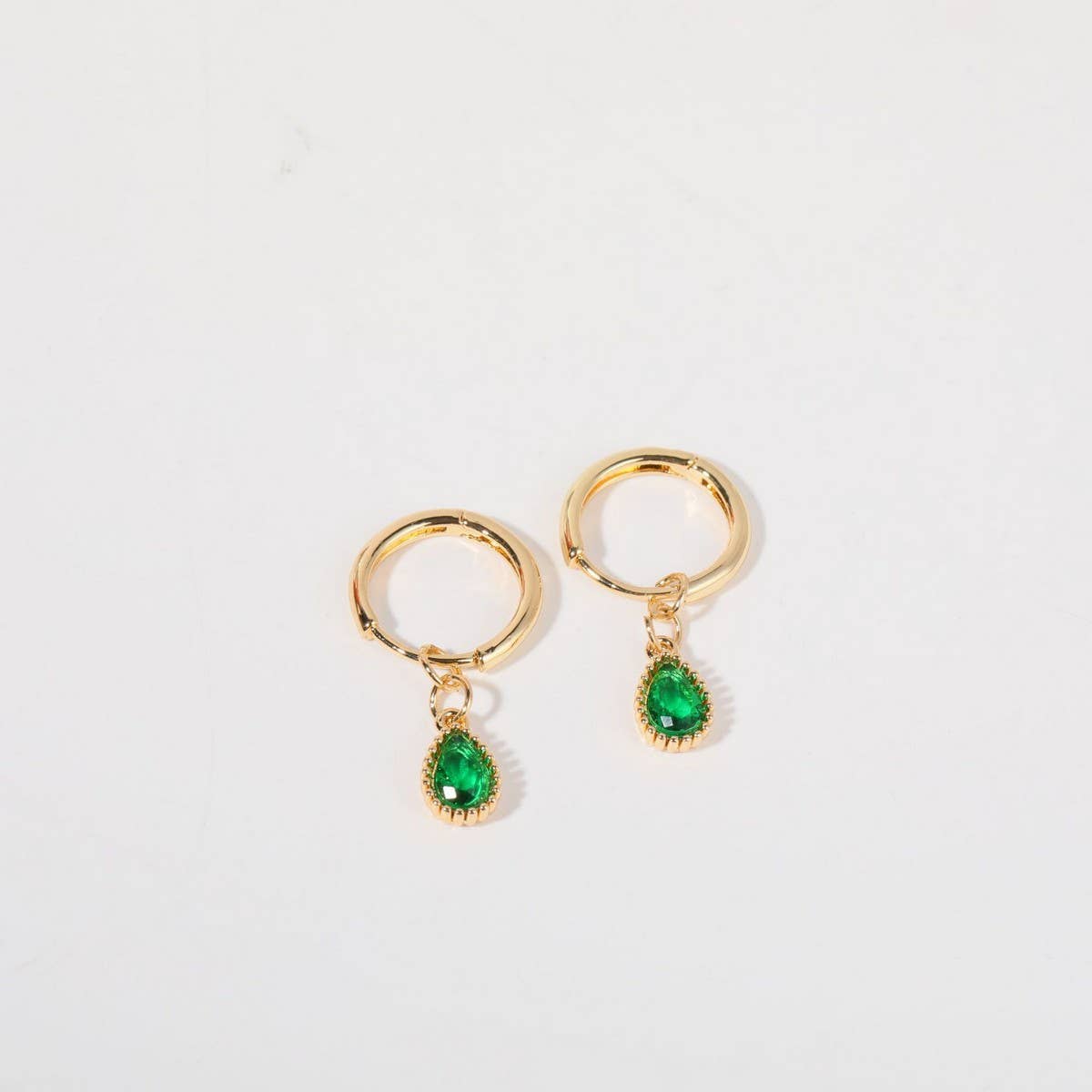 Elegant Zodiac Birthstone Teardrop Earrings Women