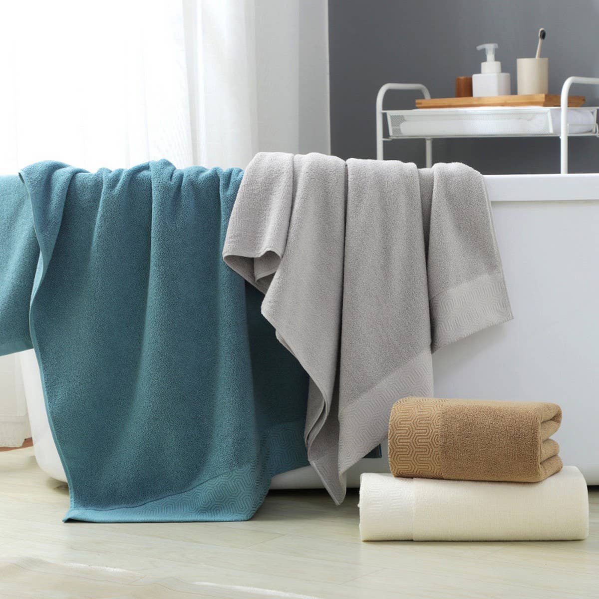 HOUSEHOLD SOFT ABSORBENT COTTON TOWEL BATH TOWEL