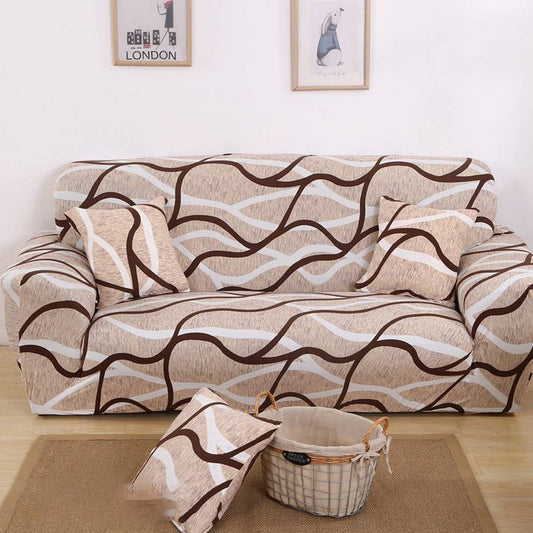 Stretch Sofa Cover, Solid Print, All-in-One Fit_CWMM8309