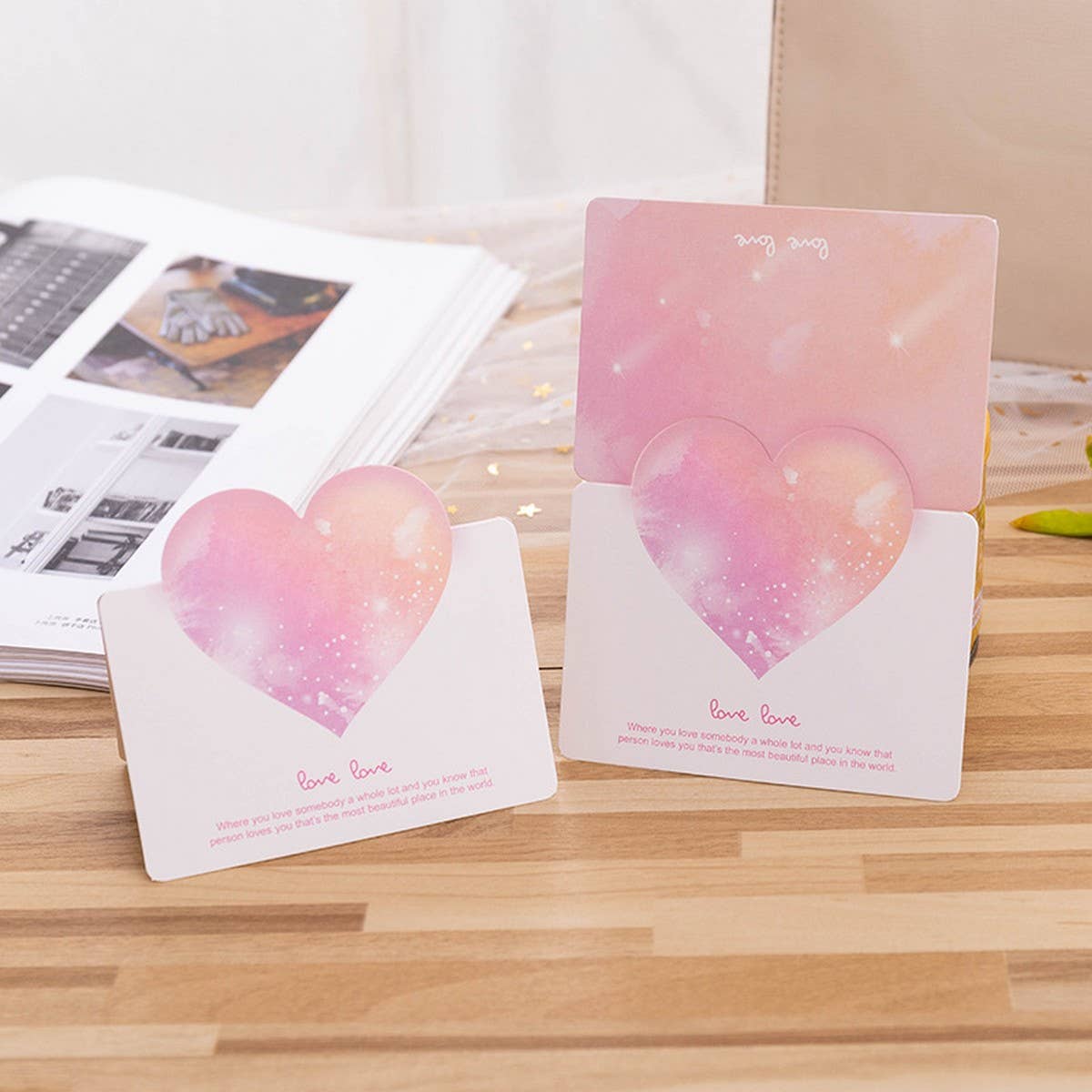 INS STYLE THREE-DIMENSIONAL LOVE GREETING CARD