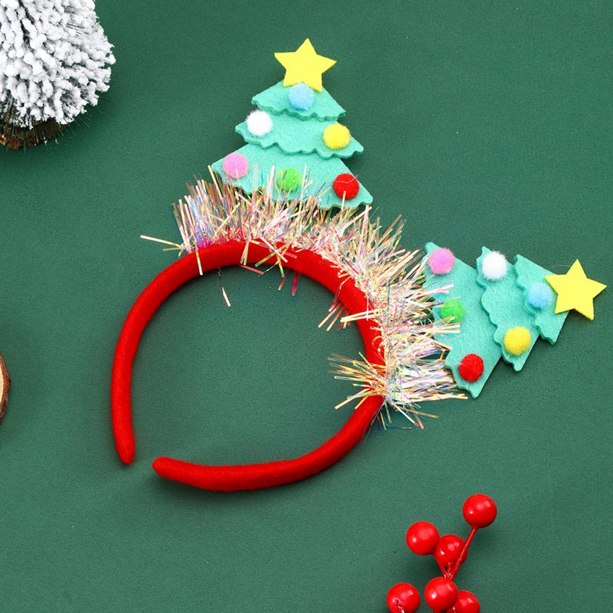 CHRISTMAS SEQUINED CHILDREN'S COSTUME HEADBAND