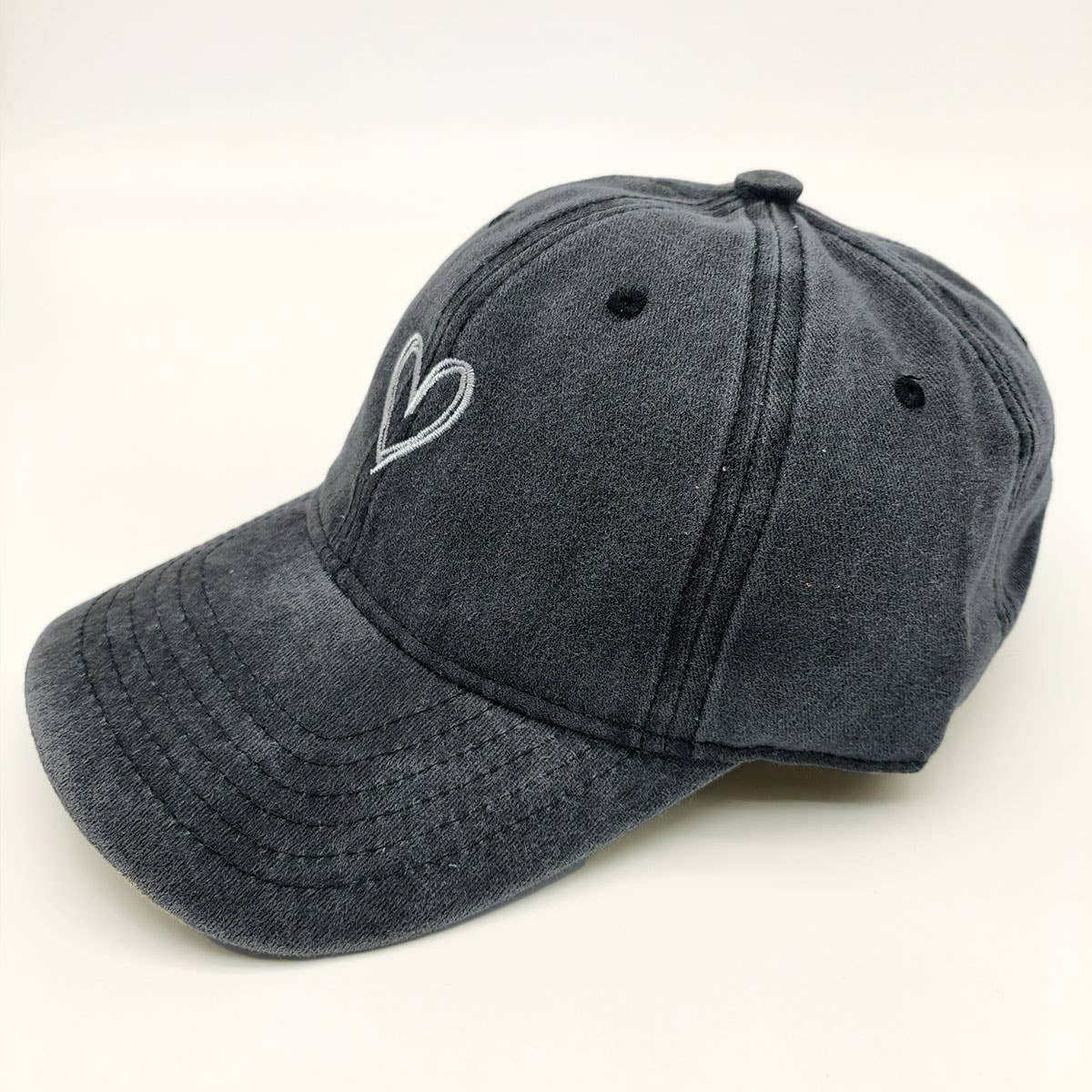 Spring Summer Wash Heart Baseball Cap, Sun Hat CWAH0012