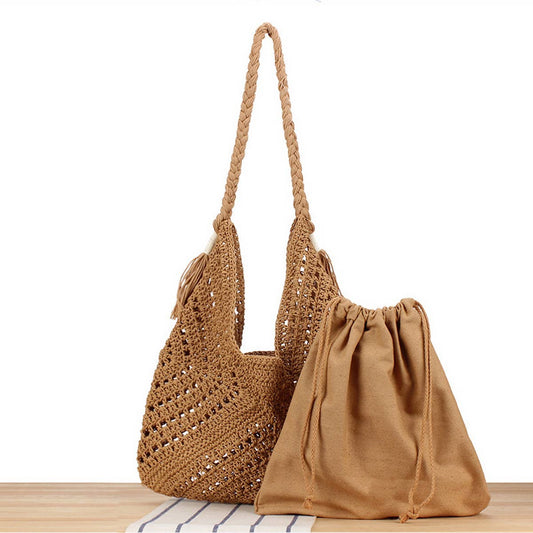EXQUISITE HOLLOW HAND-WOVEN TRIANGLE BAG_CWAB2030