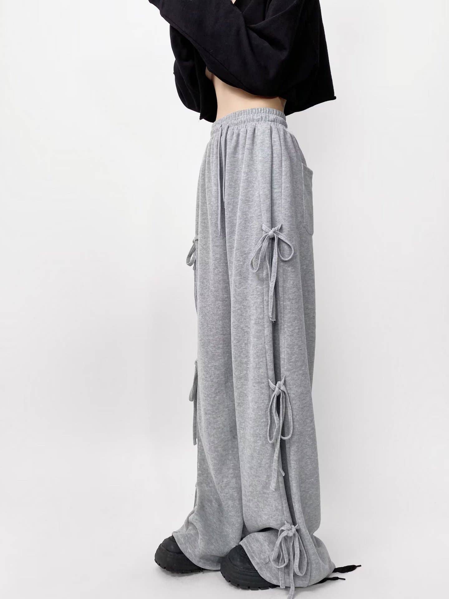 SPICE GIRLS BAGGY WIDE-LEG SWEATPANTS