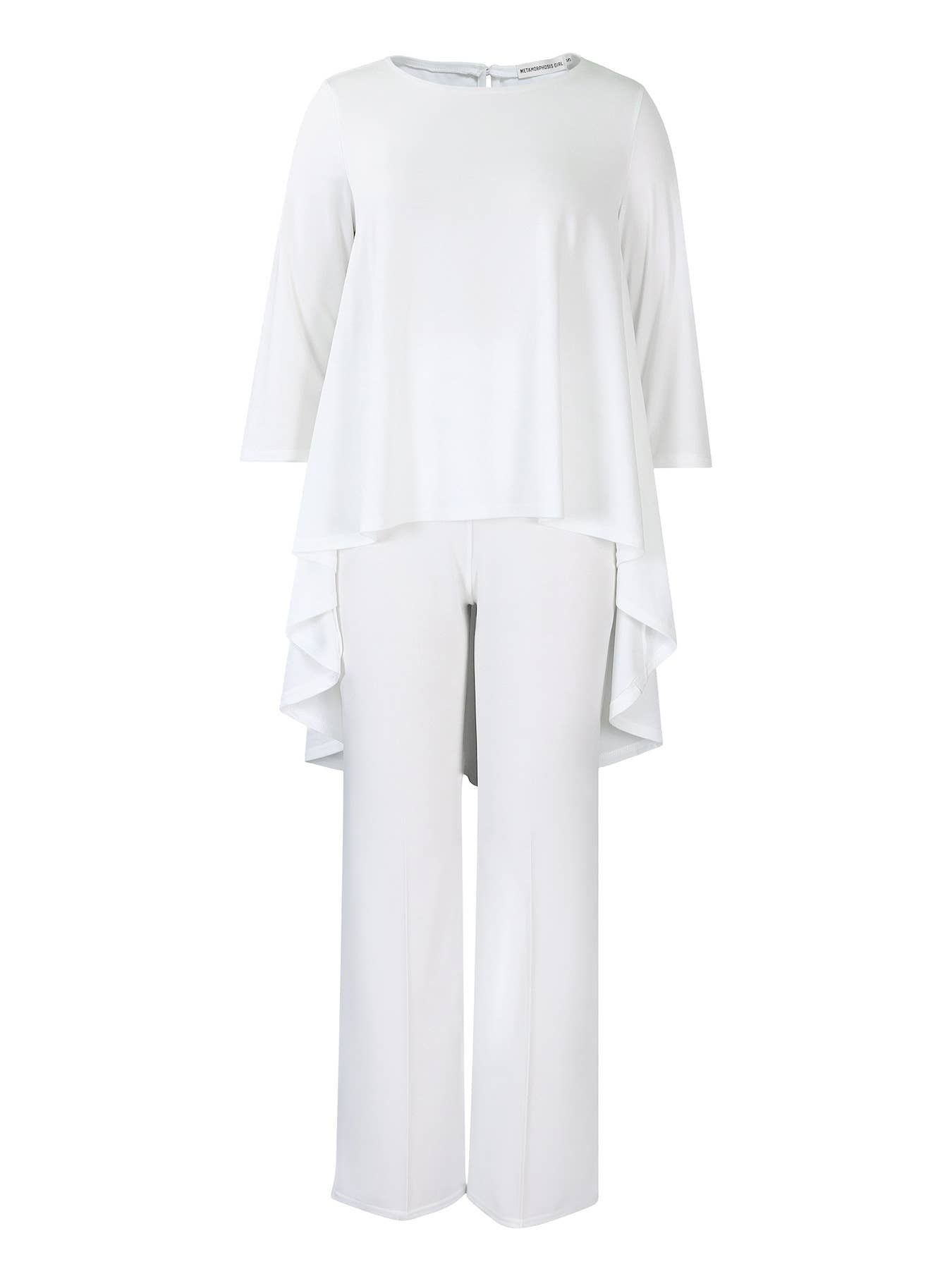 OVERSIZED TOP AND WIDE-LEG PANTS TWO-PIECE SET_CWSTB1141