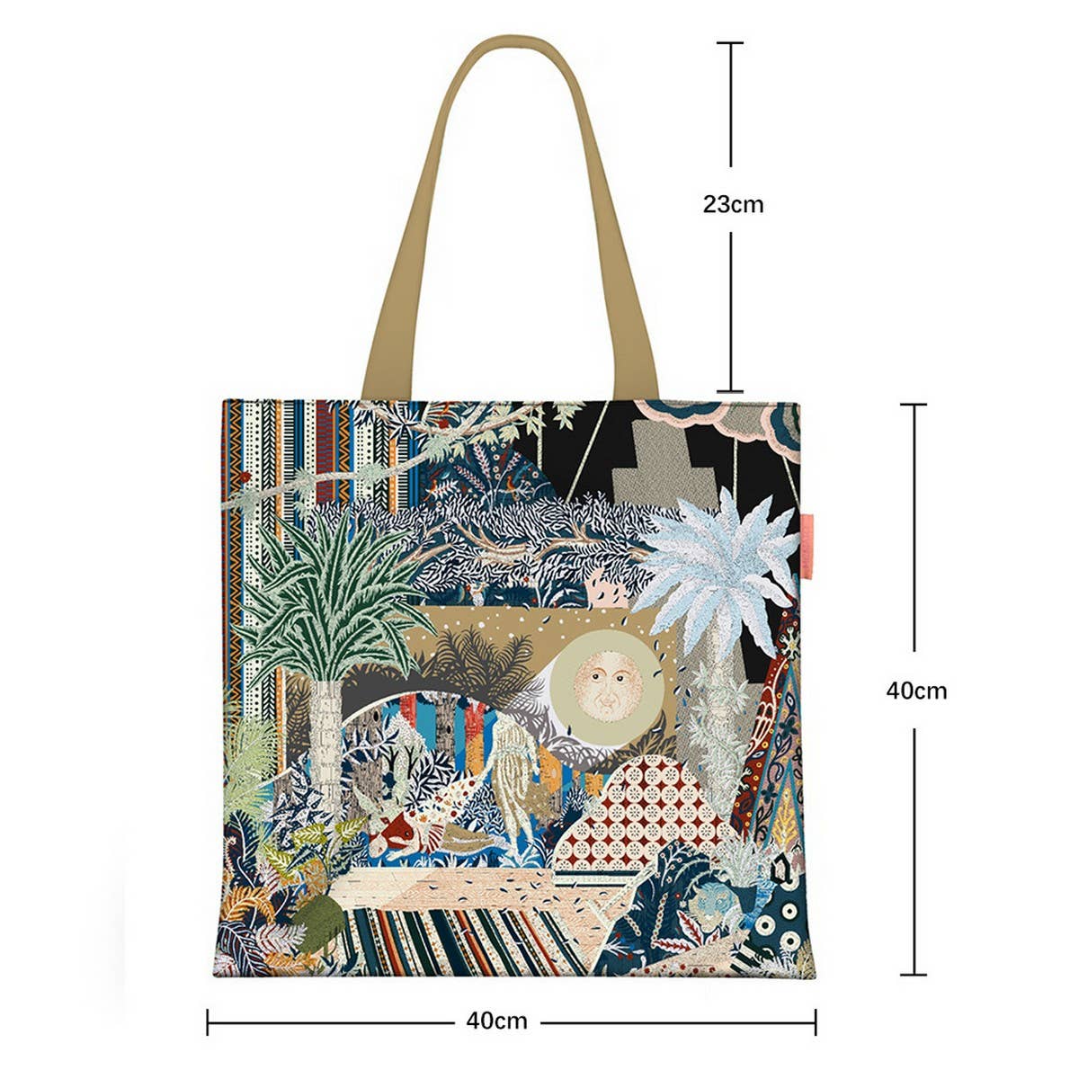Student Canvas Tote Bag, Spacious Design_CWAB5138