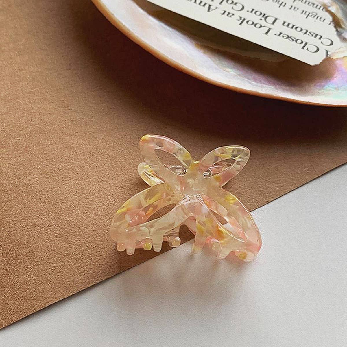 Mini Butterfly Acetate Hair Claw ? Elegant Clip