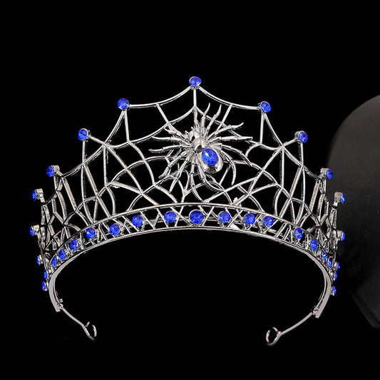SPIDER WEB HAIR ACCESSORIES HALLOWEEN CROWN TIARAS_CWMM2008