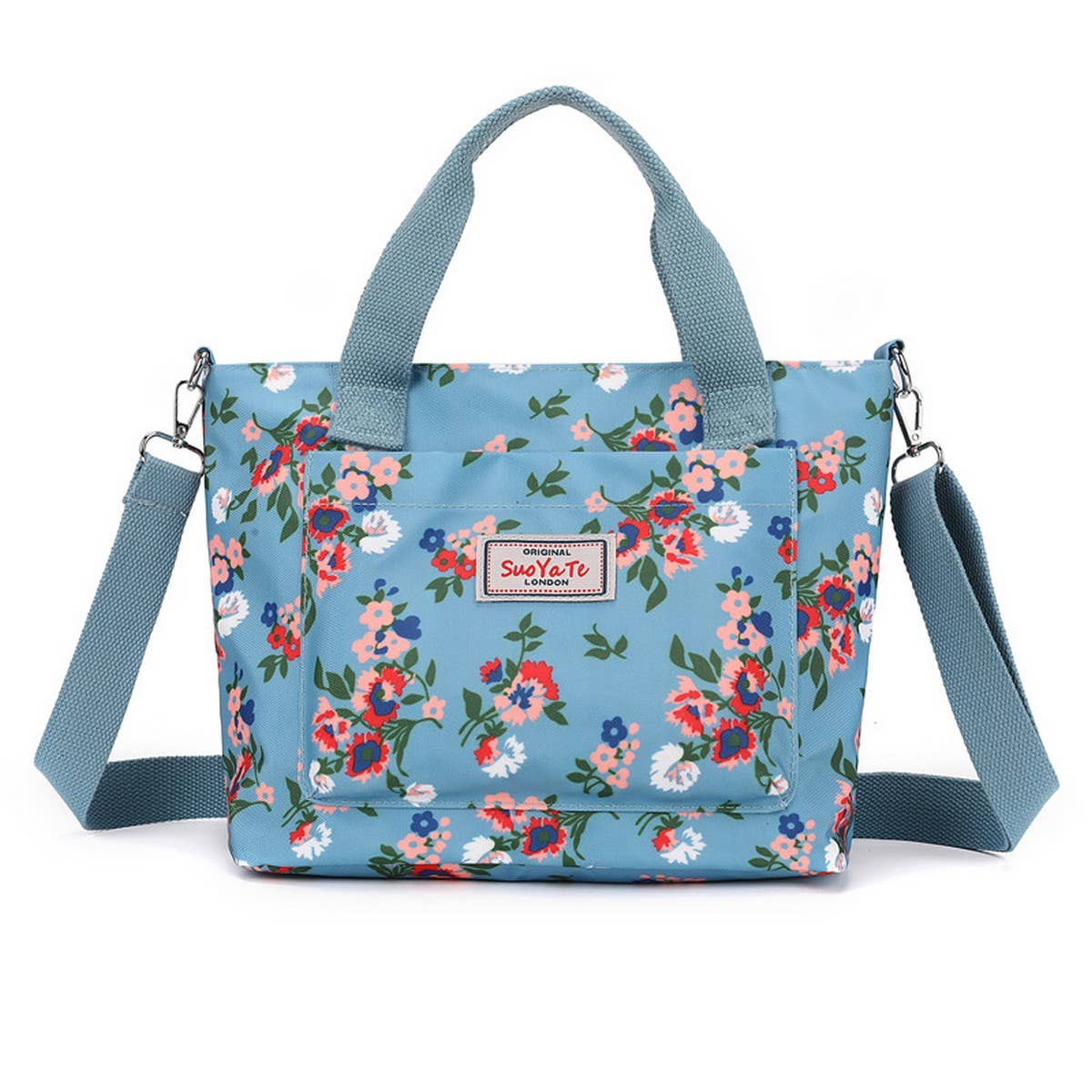 PRINTED NYLON TOTE SHOULDER CROSSBODY BAG_CWASC1783