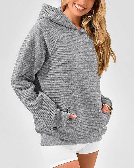 HOODED SPORTS LONG-SLEEVED CASUAL POCKET HOODIE