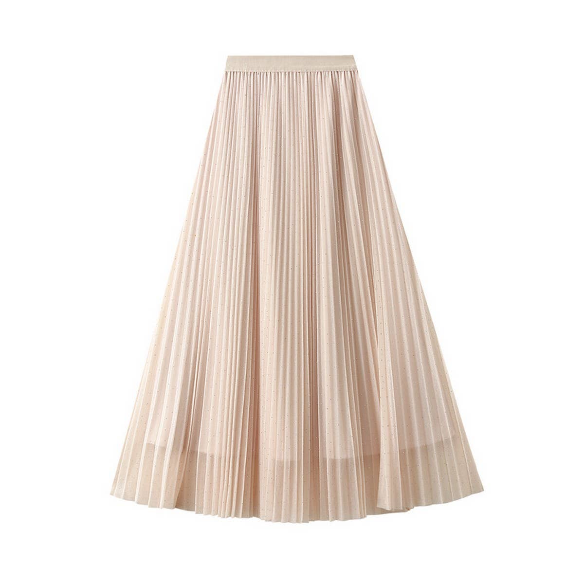 MESH SKIRT ALINE PLEATEDSKIRT MIDLENGTH TULLESKIRT