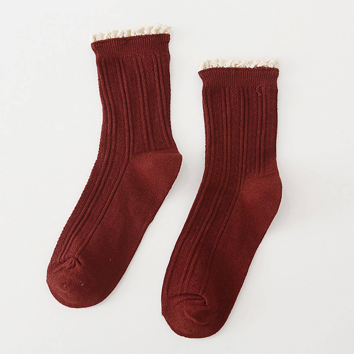 AUTUMN AND WINTER COLLEGE STYLE MID-TUBE SOCKS_CWMS0980