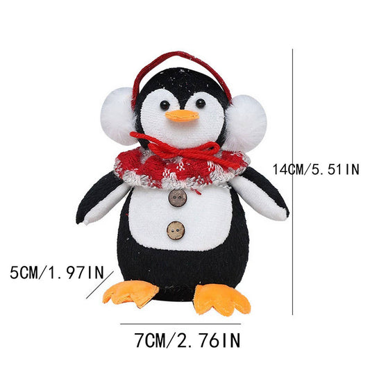 CWMM10352_CHRISTMAS PENGUIN ORNAMENT CUTE TREE HANGING DECOR
