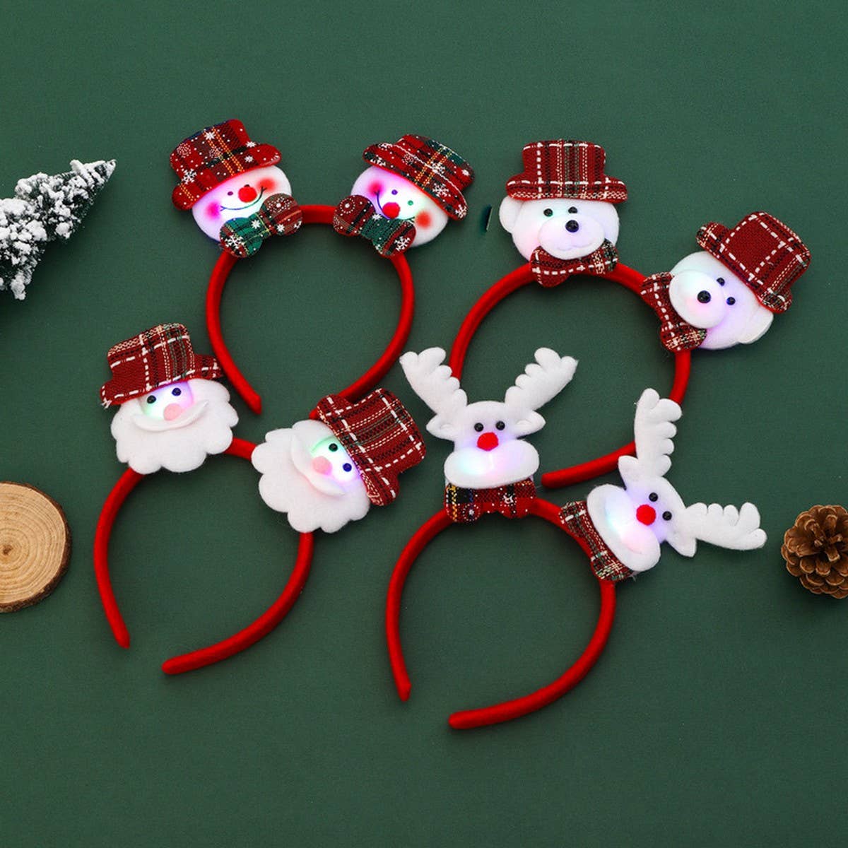 CHRISTMAS LIGHTED PARTY HEADBAND