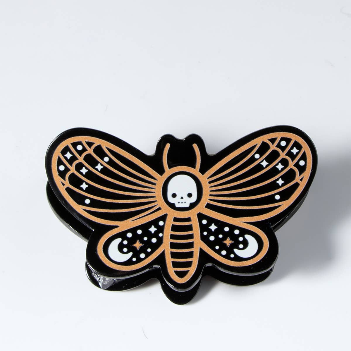 Halloween Acrylic Hair Claw ??Spider & Bat Design_CWAHA1446