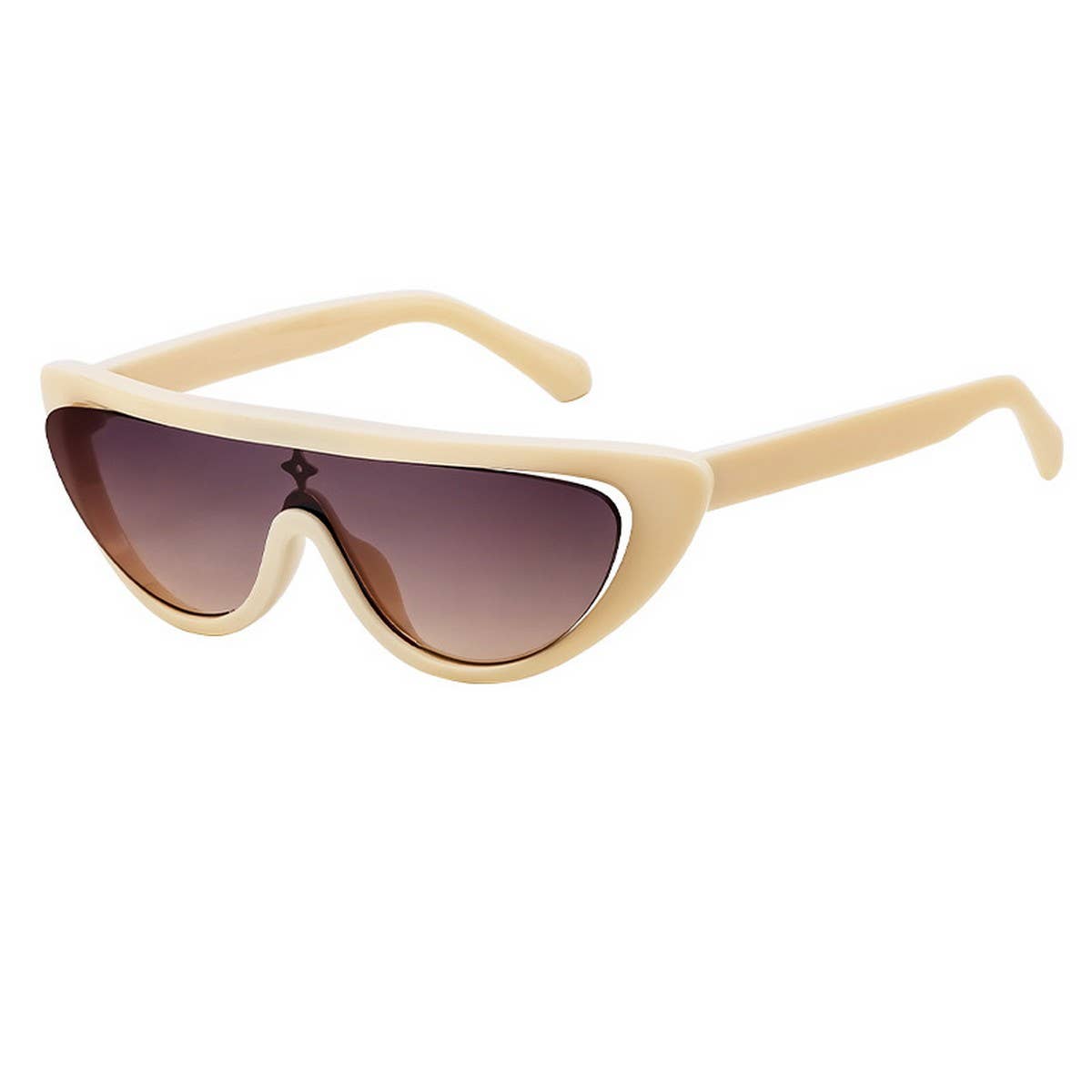 FASHION CAT-EYE PERSONALIZED INTEGRATED SUNGLASSES_CWASG0704
