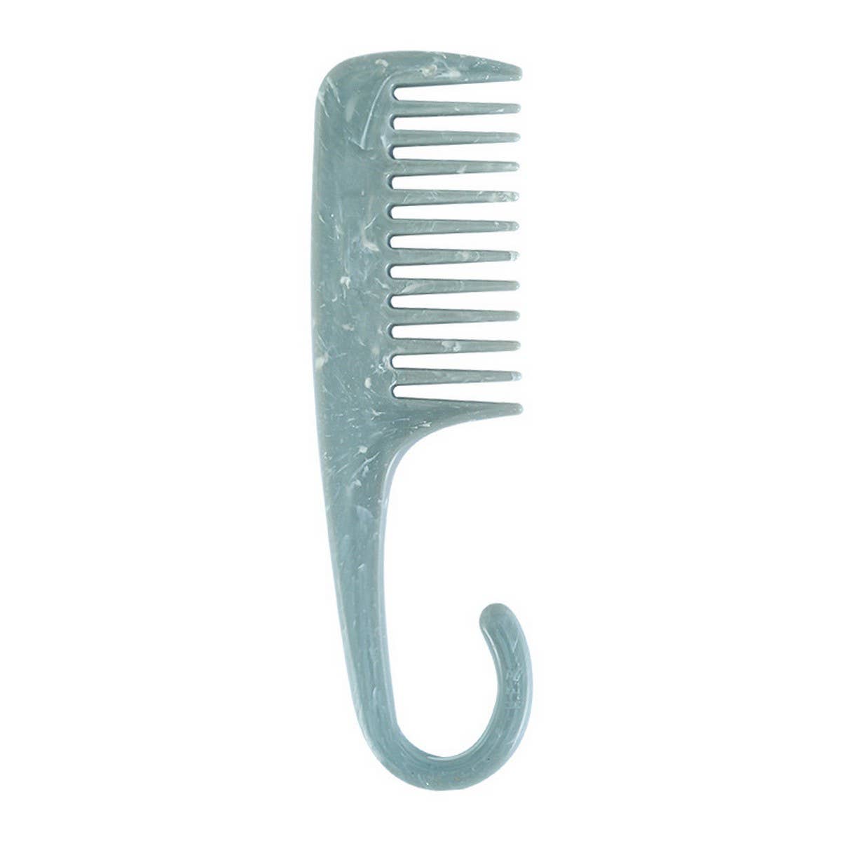 CURVED HOOK WIDE TEETH ANTI-STATIC MASSAGE COMB