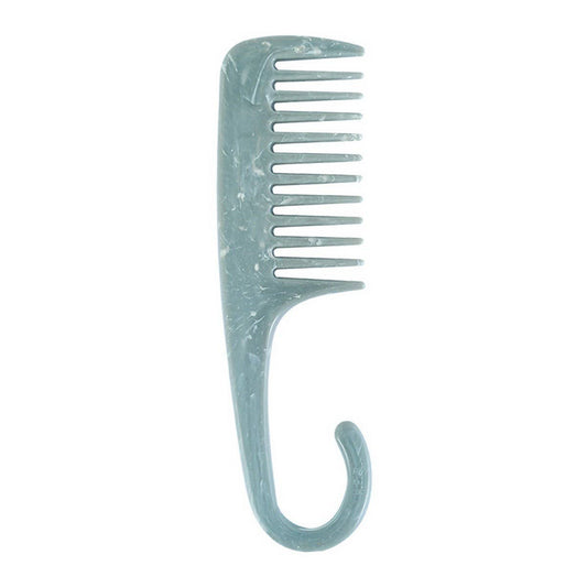CURVED HOOK WIDE TEETH ANTI-STATIC MASSAGE COMB