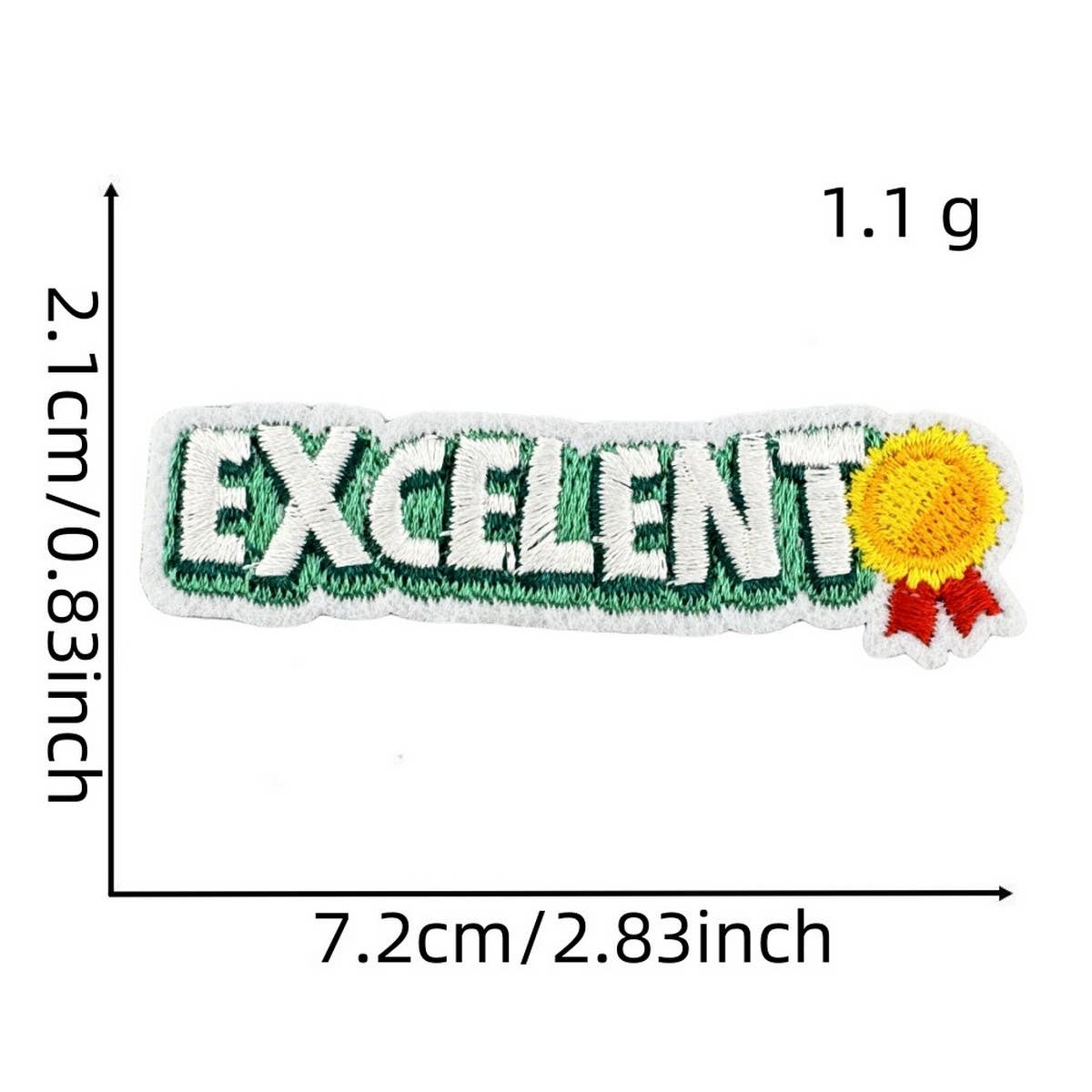 FUNNY TEXT PATCH EMBROIDERED CLOTH PATCH