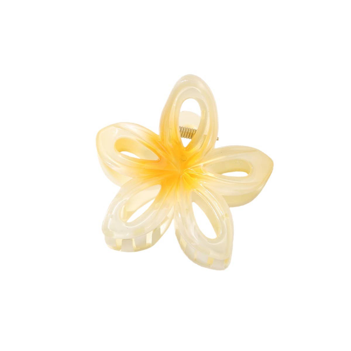 Hollow Gradient Flower Hair Claw Clips?Summer Clip