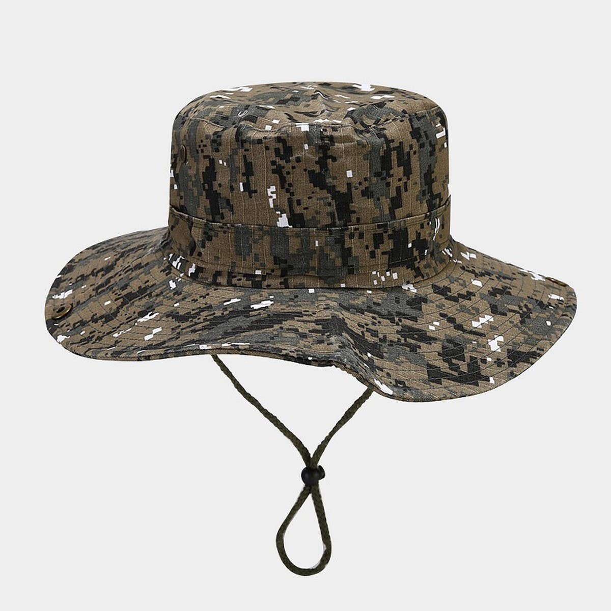 Camo Outdoor Sun Hat for Hiking &Fishing Adventure_CWAH3884