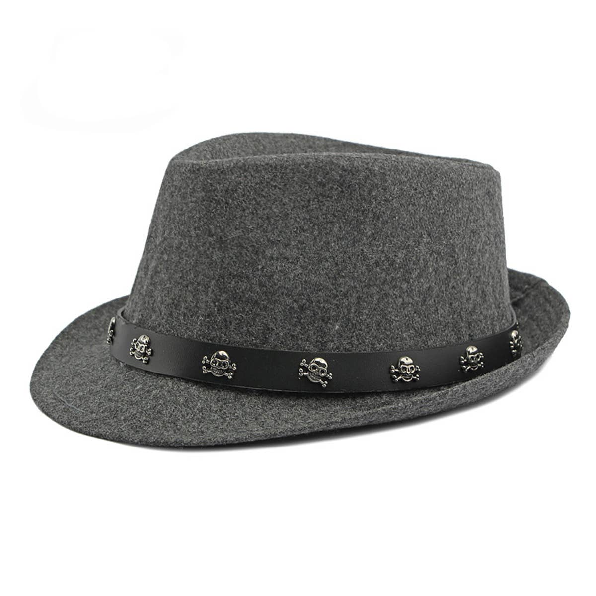 NEW AUTUMN HIP-HOP SKULL RIVET BELT JAZZ HAT_CWAH1912