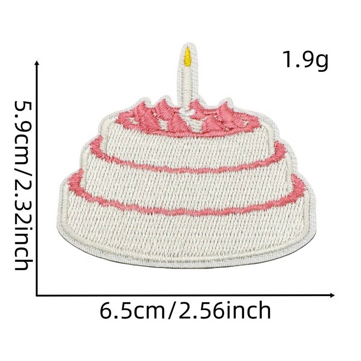 CUTE SOLID COLOR CARTOON BOW EMBROIDERED PATCH