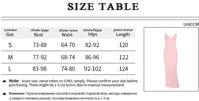 CWDMD5105_SPAGHETTI STRAP BACKLESS WAIST SLIM MAXI DRESS