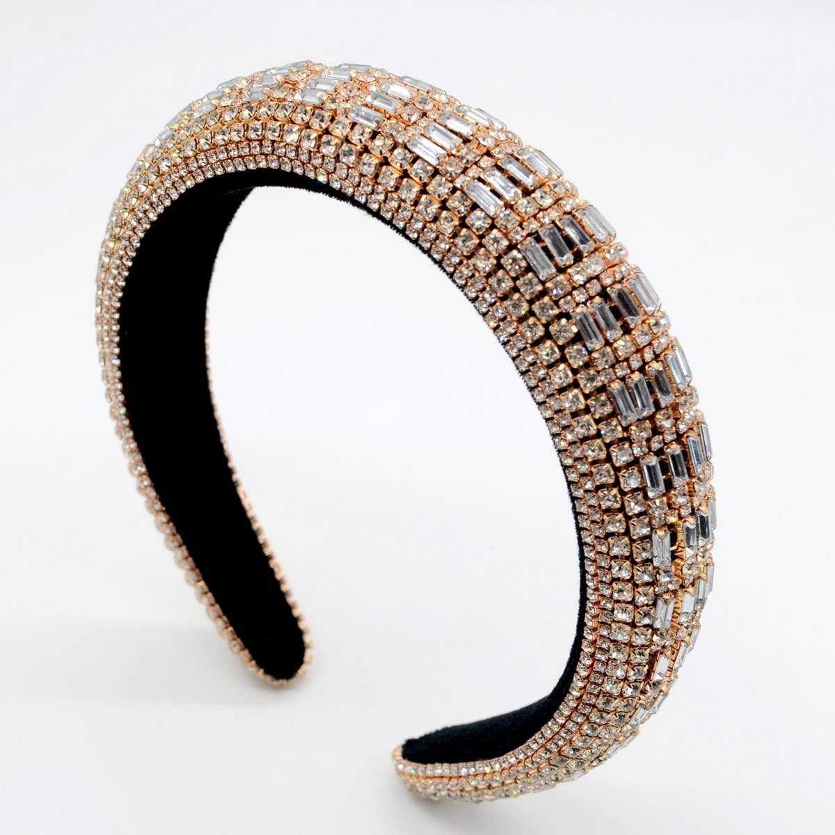 BAROQUE RHINESTONE DECOR HAIR HOOP_CWAHA0356