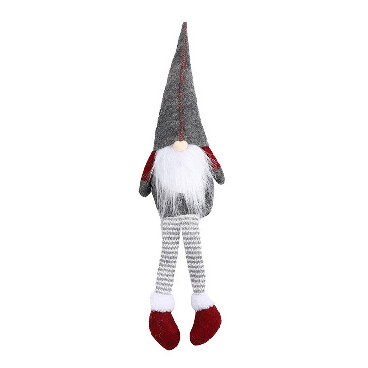 CHRISTMAS DECORATIONS LONG-LEGGED DOLL FIGURINE