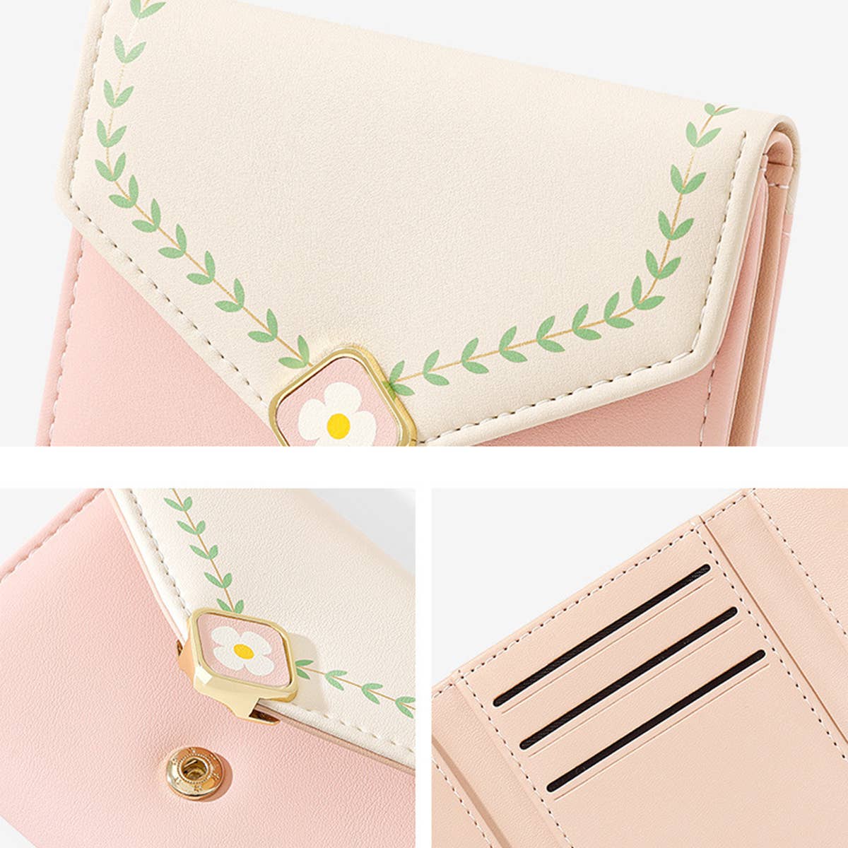 CUTE PRINT MULTIFUNCTIONAL FOLDING WALLET_CWAB1631
