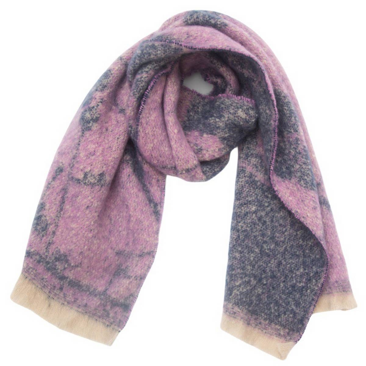 Women's Floral Jacquard Shawl Scarf