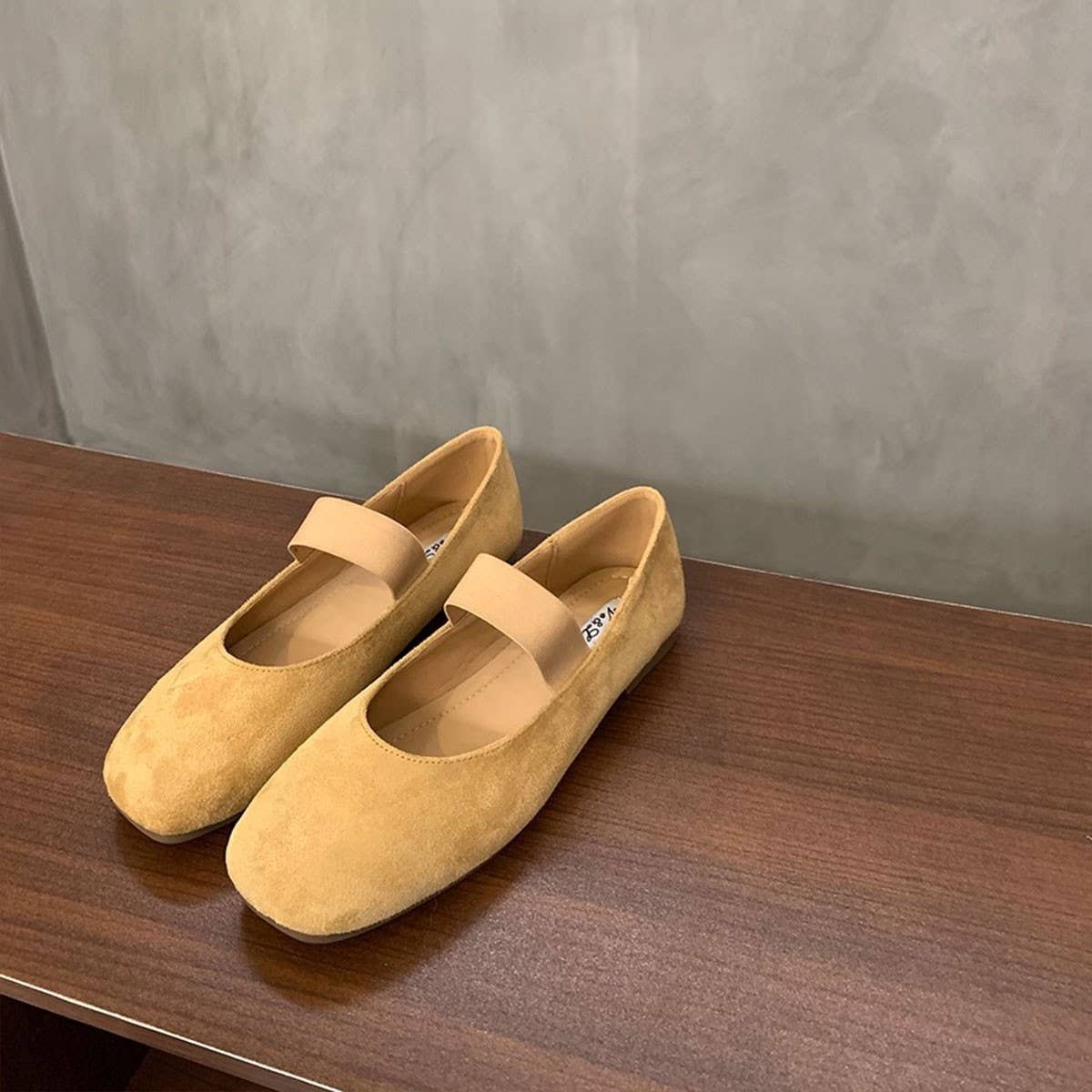 Red Ballet Flats Mary Janes for Dresses_CWSHF0134