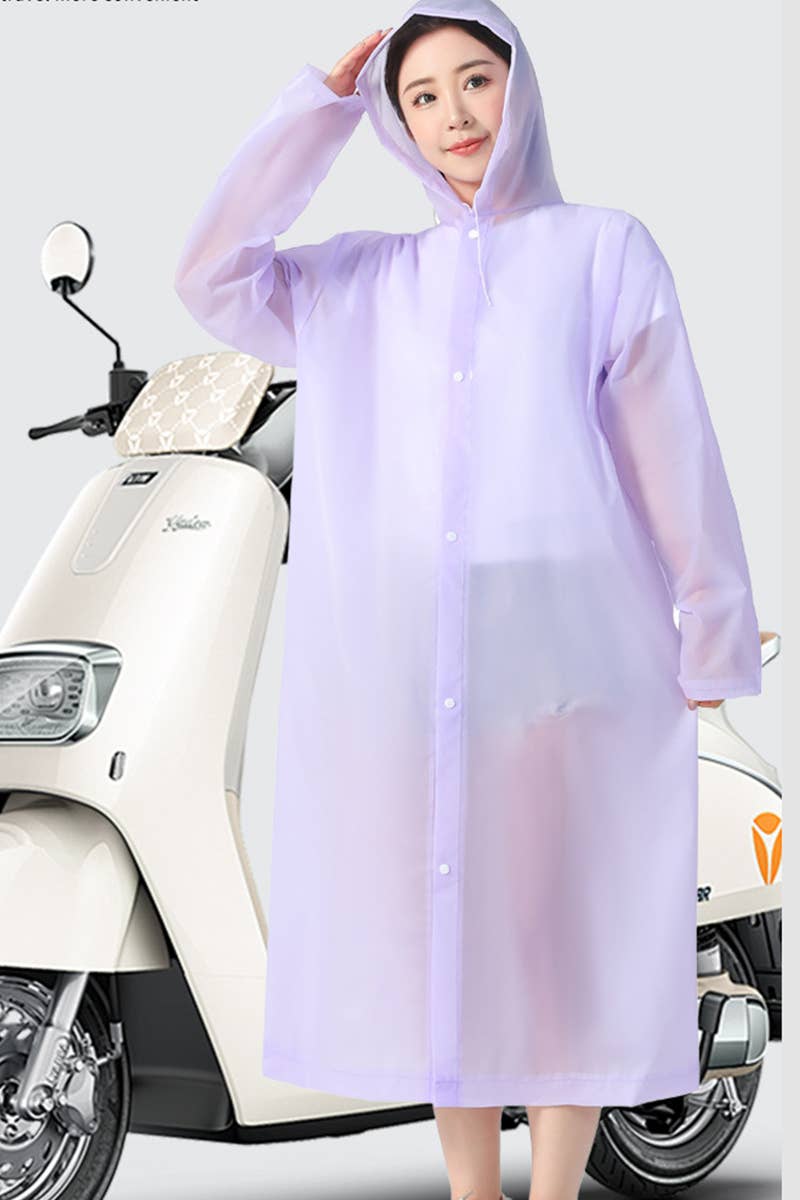 CWMM8546_THICKENED FASHIONABLE ADULT PORTABLE RAINCOAT