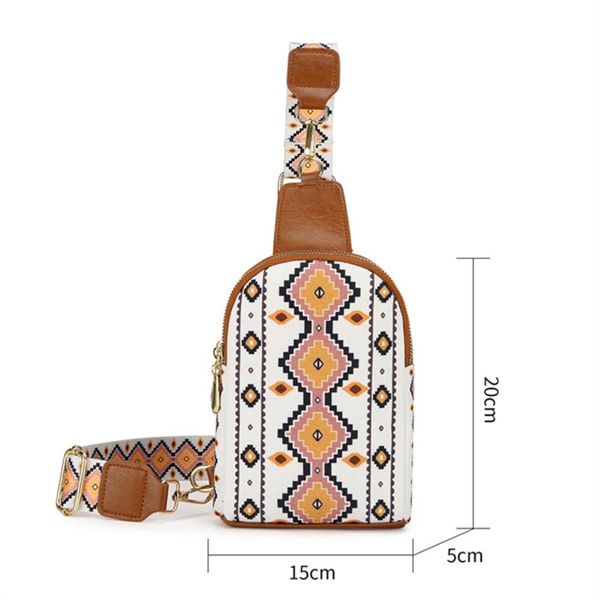 RETRO CASUAL CHEST BAG SHOULDER BAG_CWAB2700