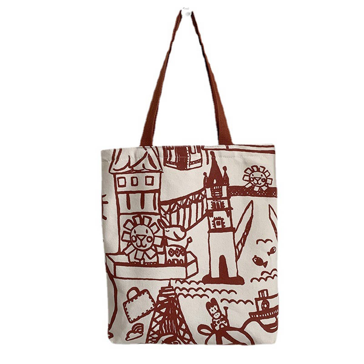 NEW CUTE SOFT GIRL ARTISTIC CANVAS BAG_CWAB2176