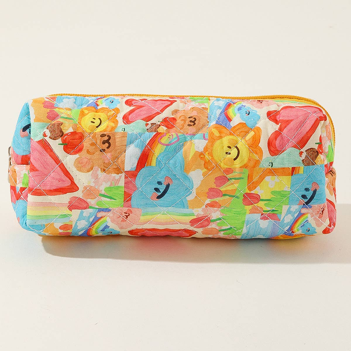 STRIPED POLKA-DOT PORTABLE CUTE COSMETIC BAG_CWAB1043