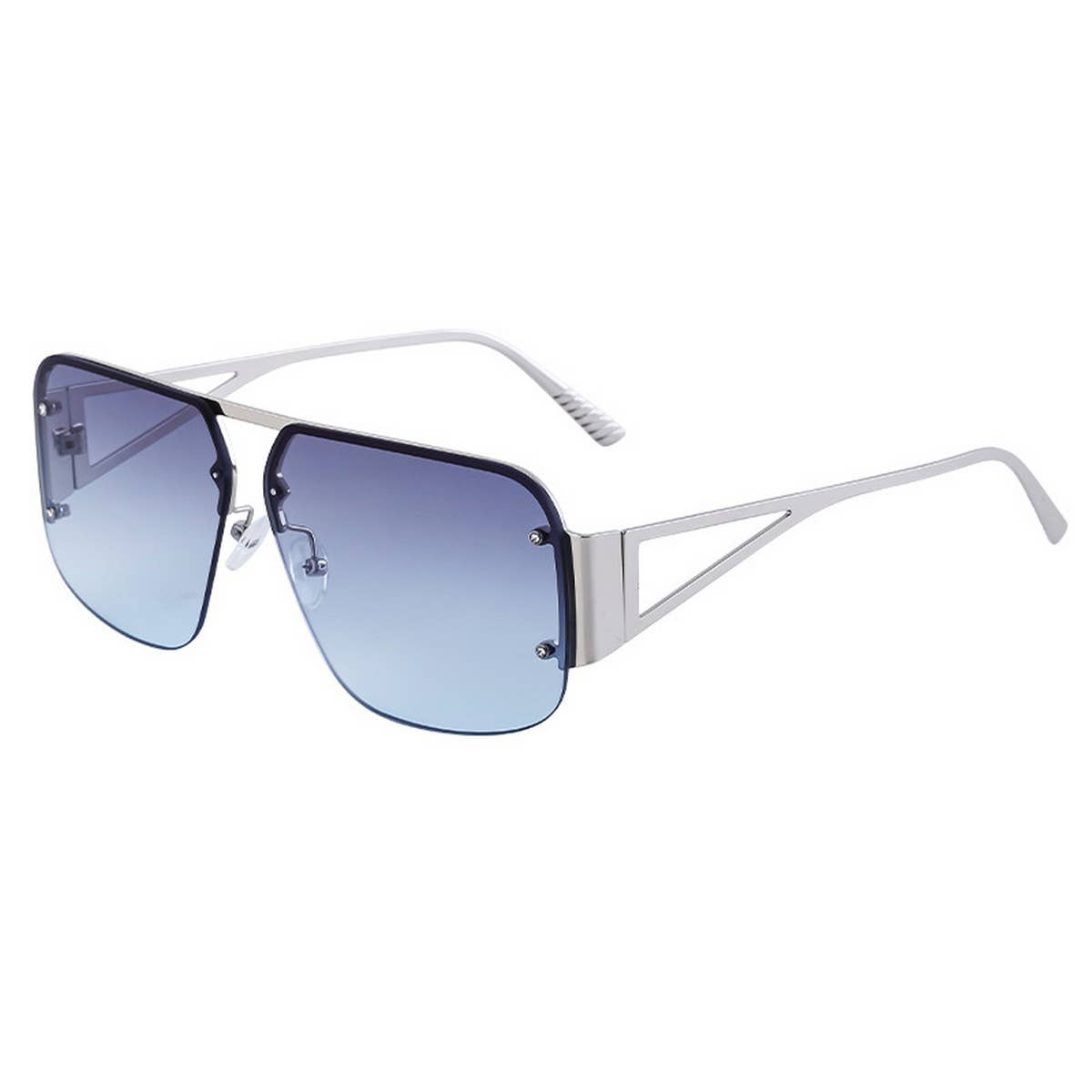 SQUARE CUT EDGE RIMLESS SUNGLASSES_CWASG0684