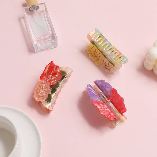 Vintage Lotus Mushroom Sweet Hair Clip